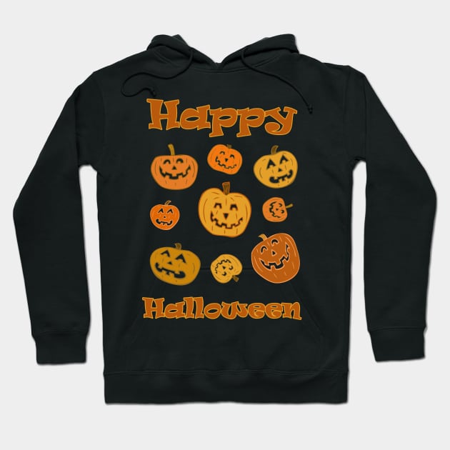 Happy Halloween #1 Hoodie by RockettGraph1cs